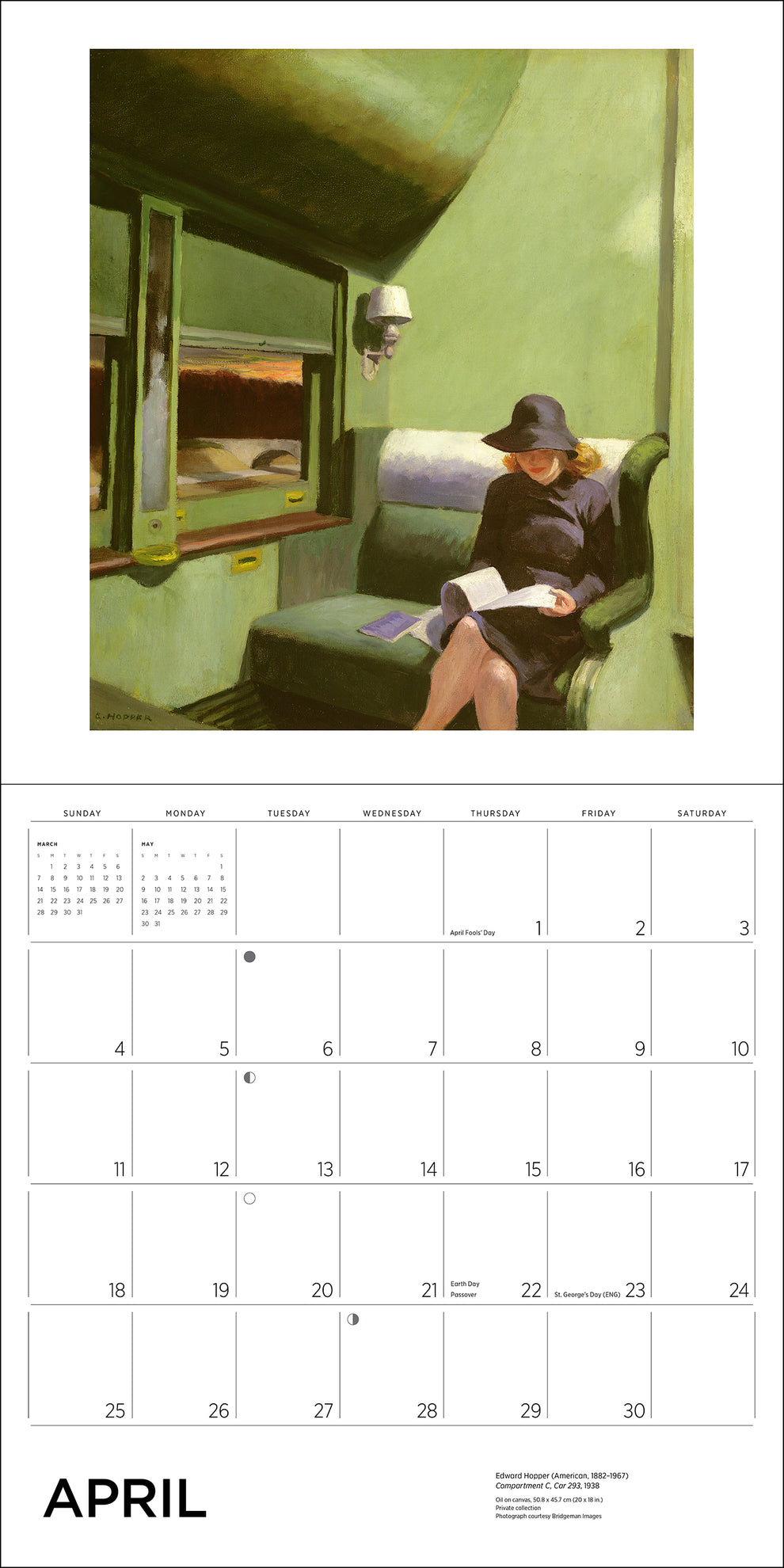 Edward Hopper 2027 Wall Calendar