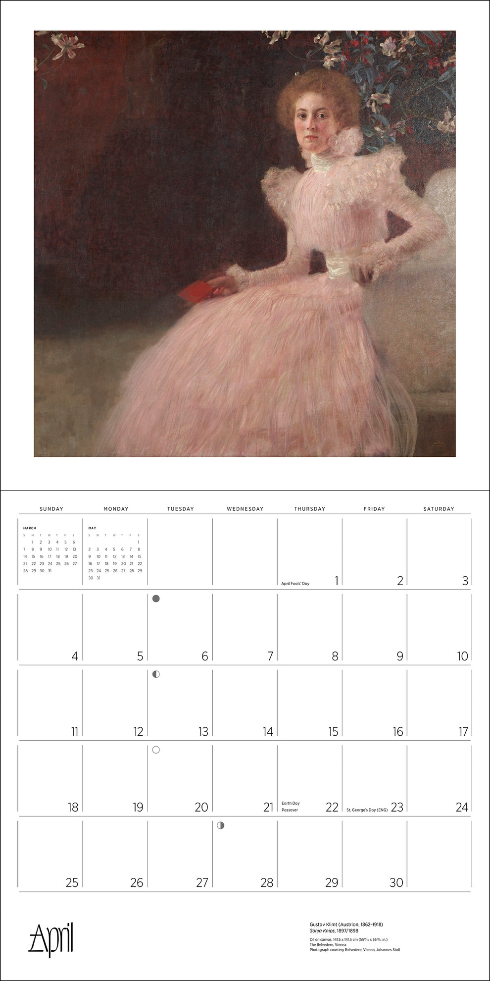 Gustav Klimt 2027 Wall Calendar