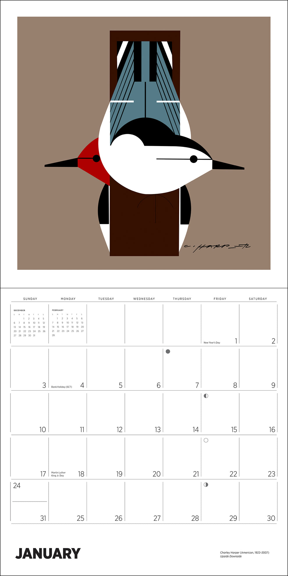 Charley Harper 2027 Wall Calendar