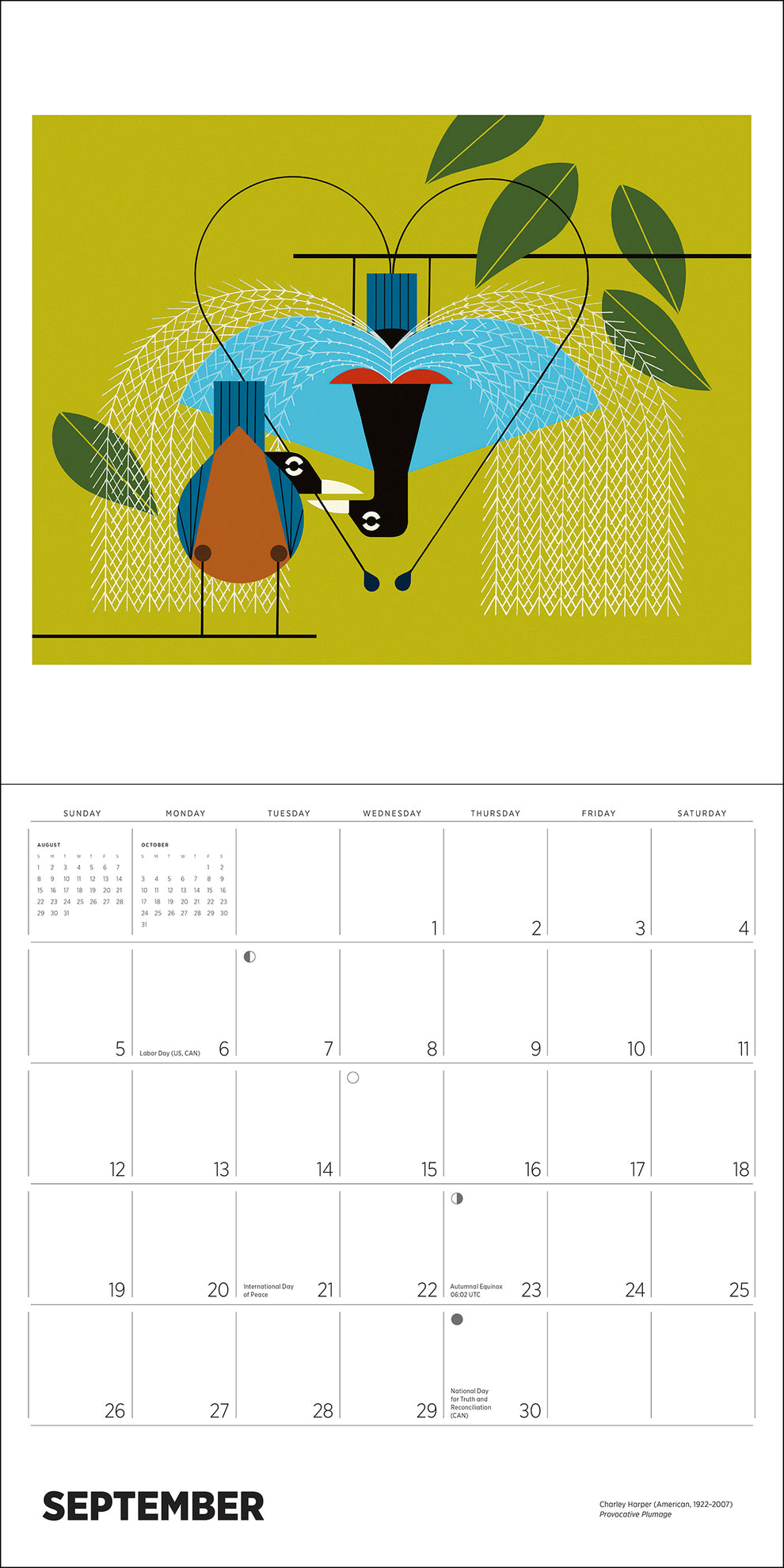 Charley Harper 2027 Wall Calendar