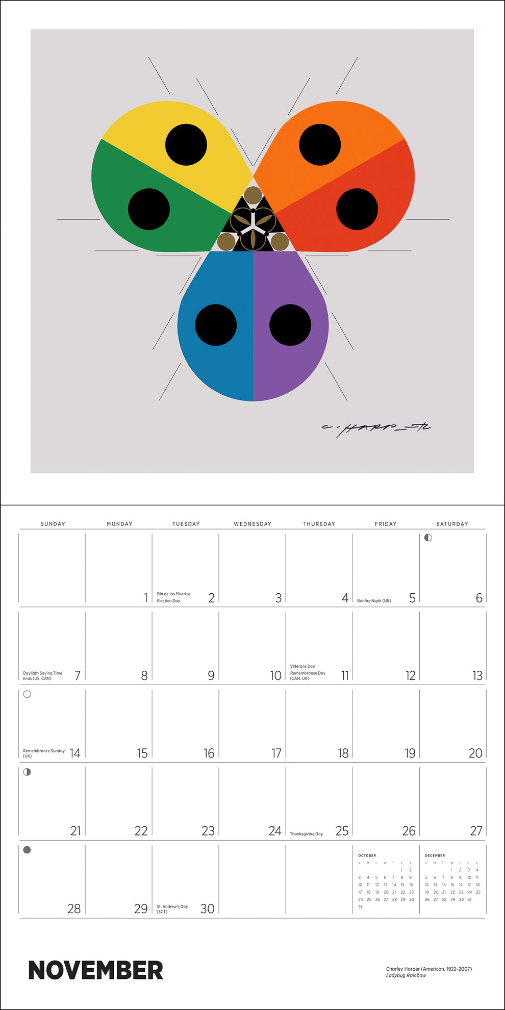 Charley Harper 2027 Wall Calendar