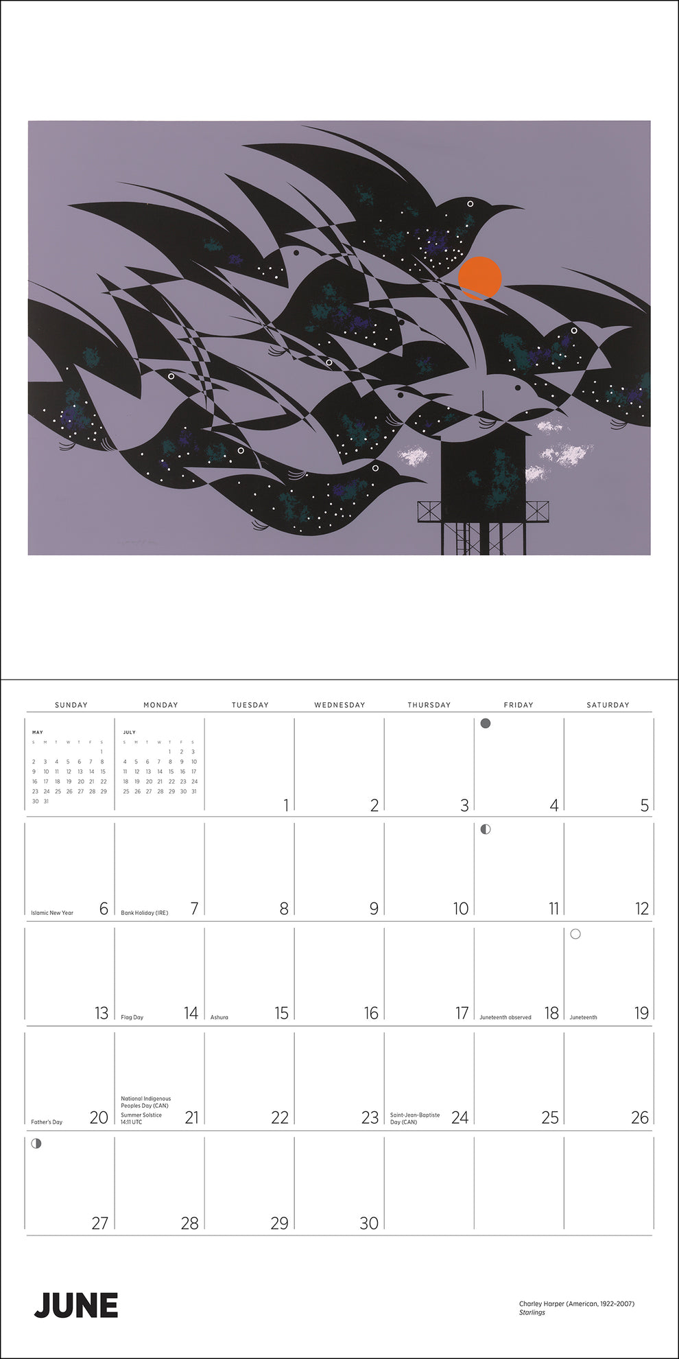 Charley Harper 2027 Wall Calendar