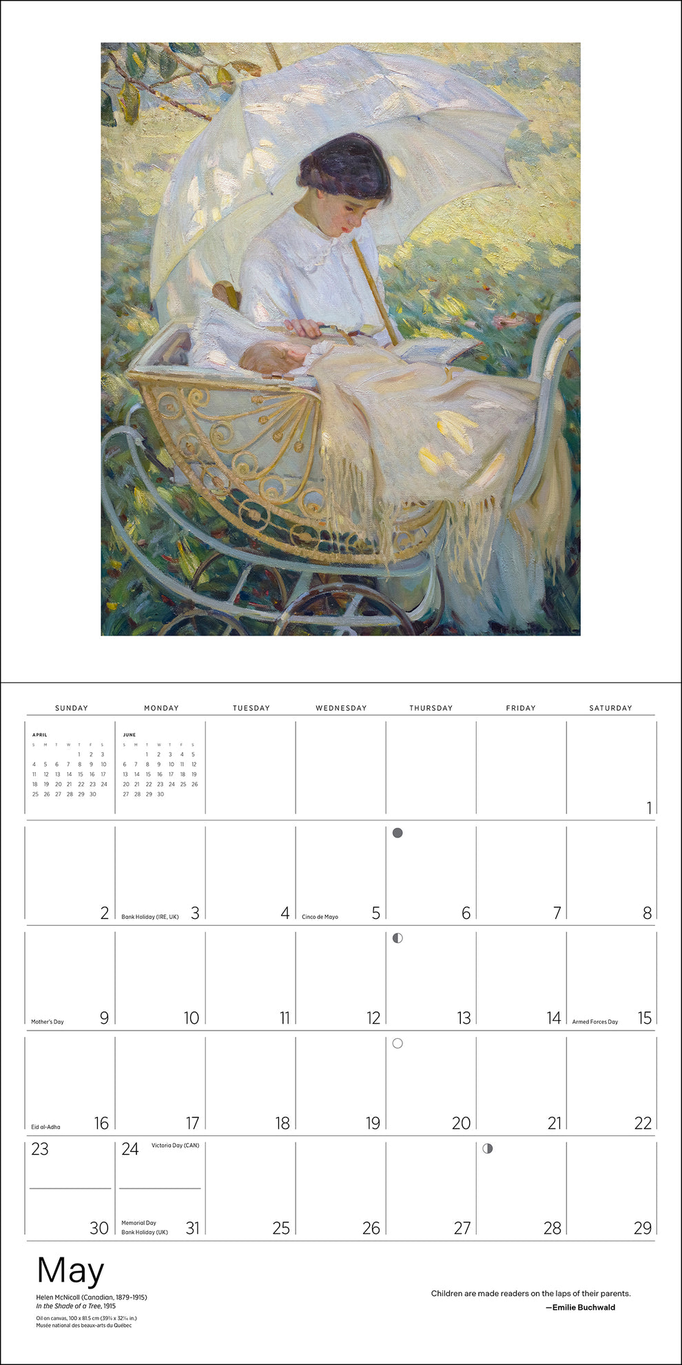 The Reading Woman 2027 Wall Calendar