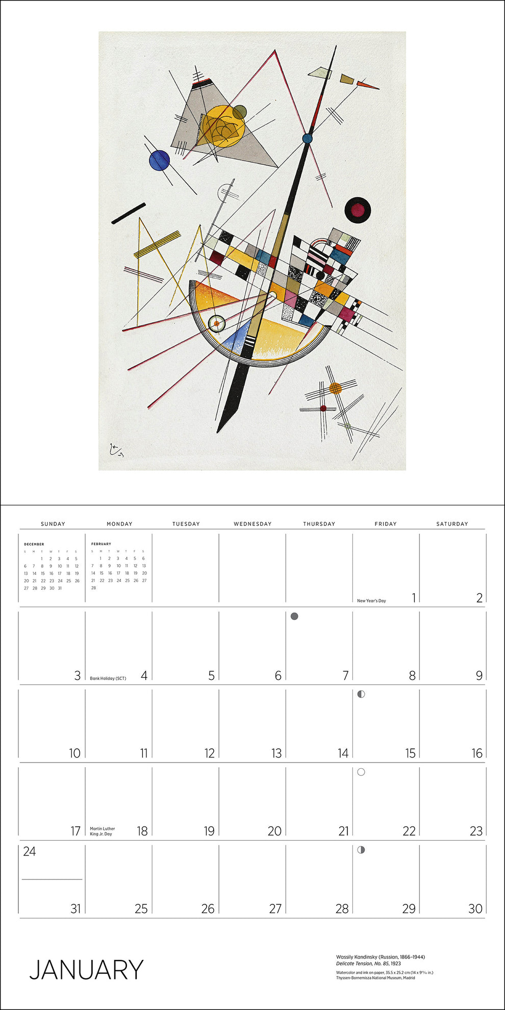 Kandinsky 2027 Wall Calendar