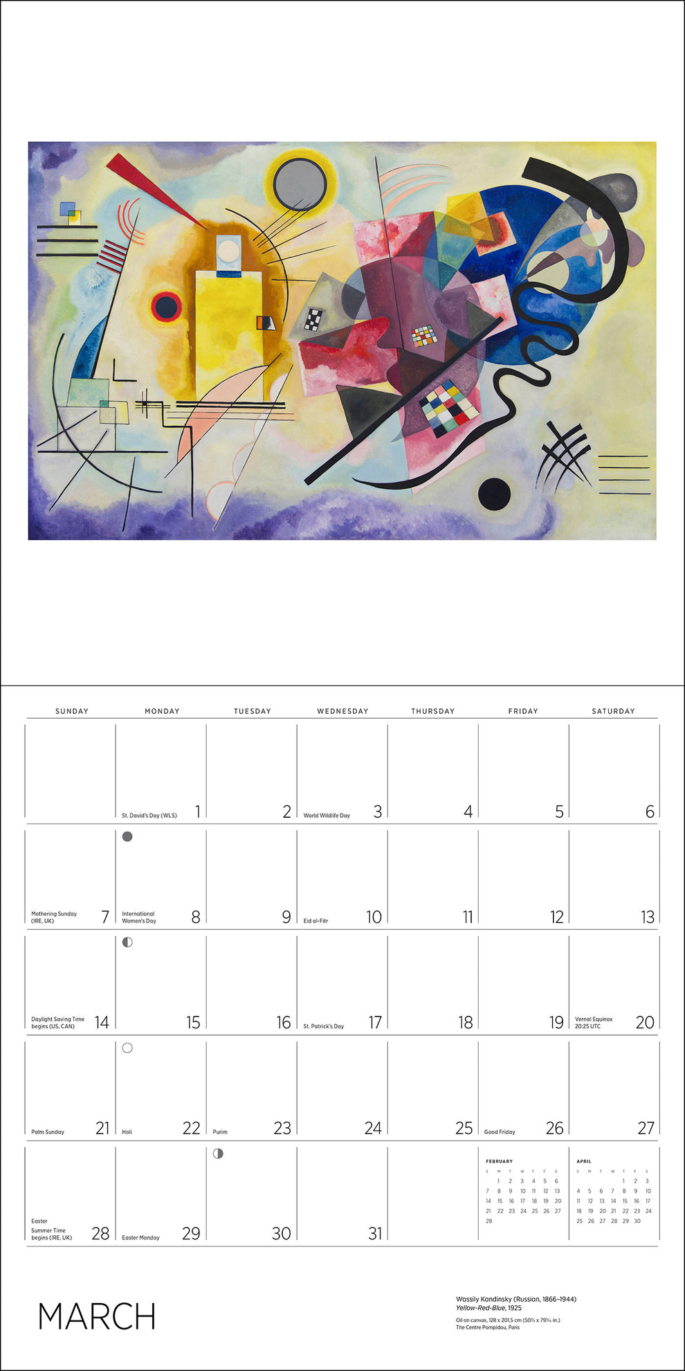 Kandinsky 2027 Wall Calendar