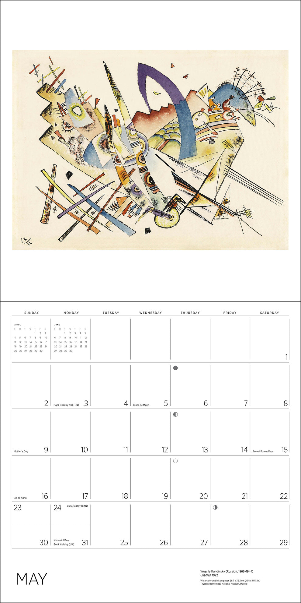 Kandinsky 2027 Wall Calendar