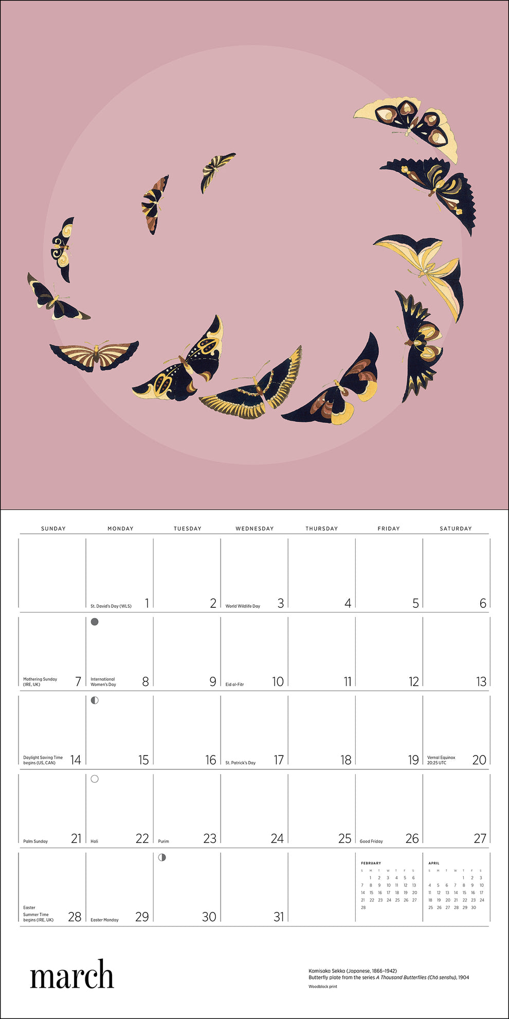 Butterflies 2027 Wall Calendar