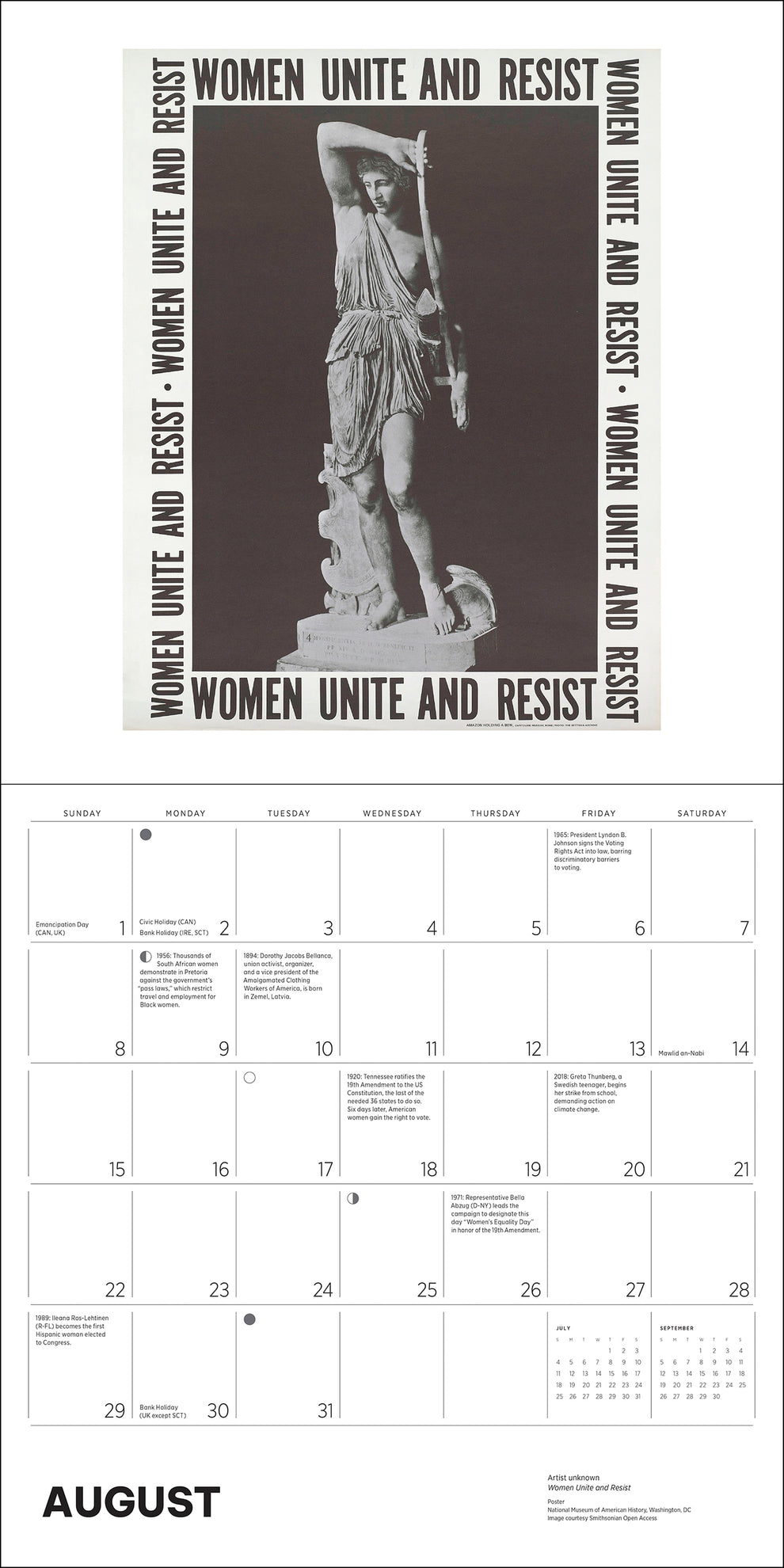 The Fight for Women's Rights 2027 Wall Calendar