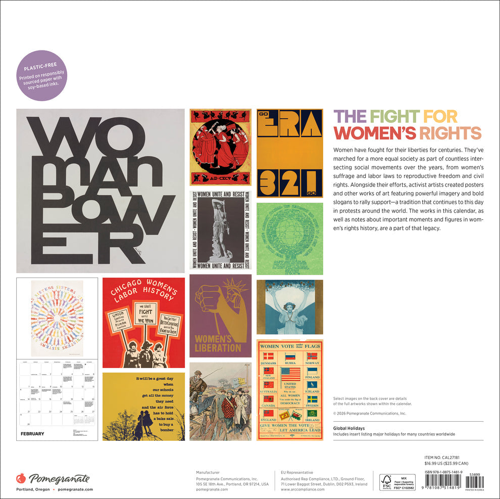 The Fight for Women's Rights 2027 Wall Calendar