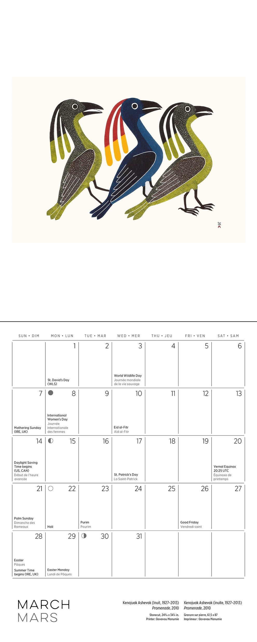 Inuit Art: Kinngait 2027 Mini Wall Calendar
