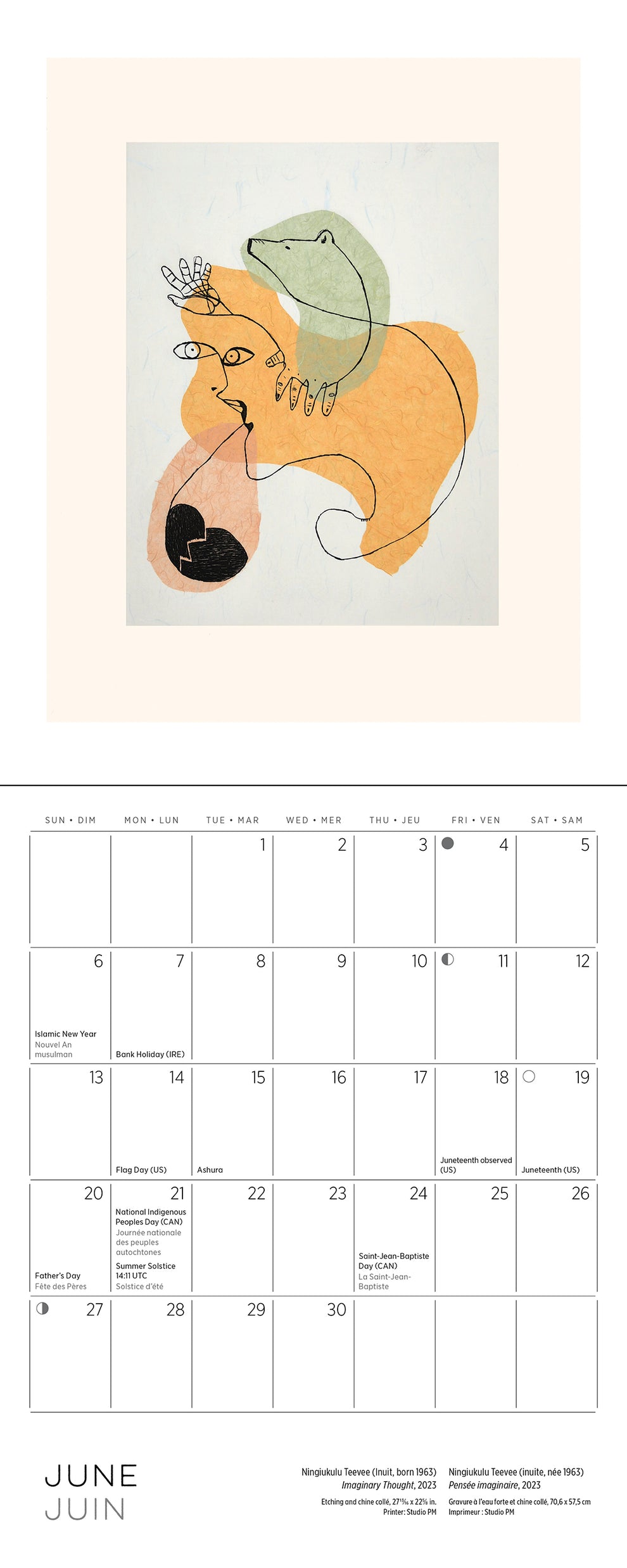 Inuit Art: Kinngait 2027 Mini Wall Calendar