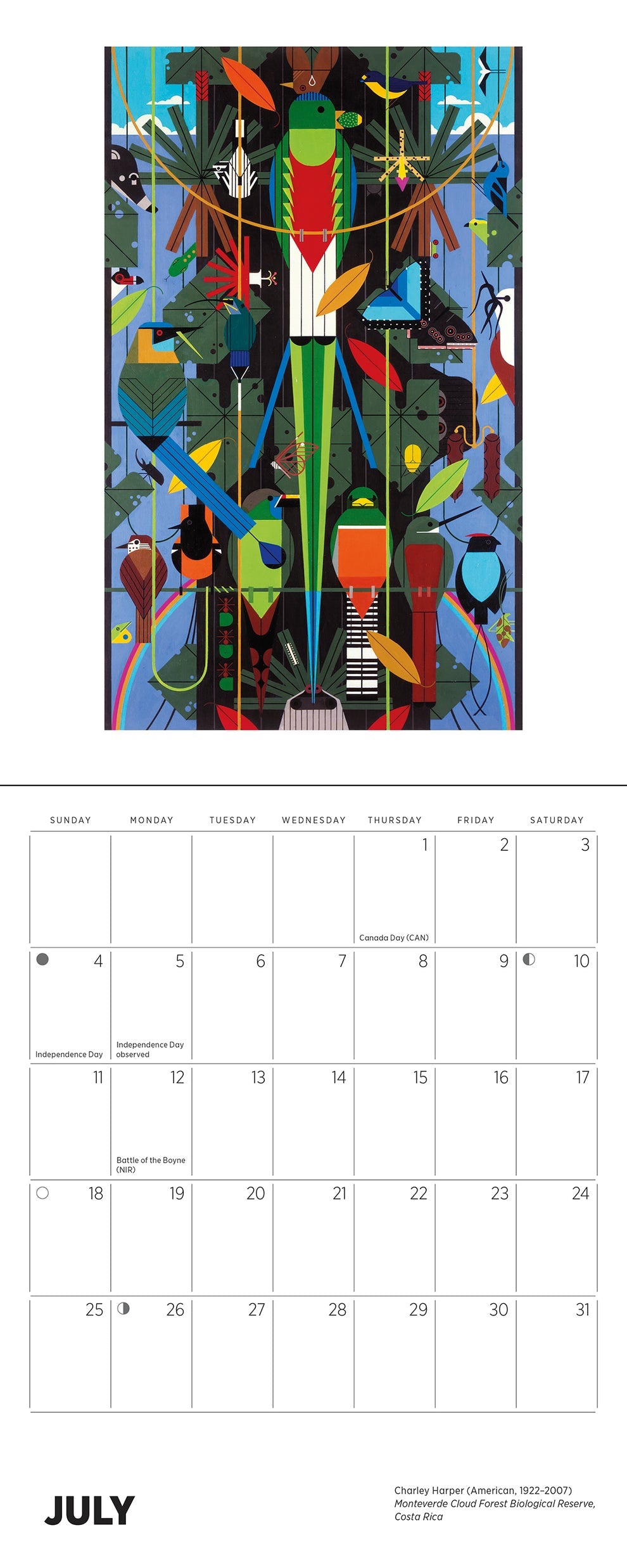 Charley Harper 2027 Mini Wall Calendar