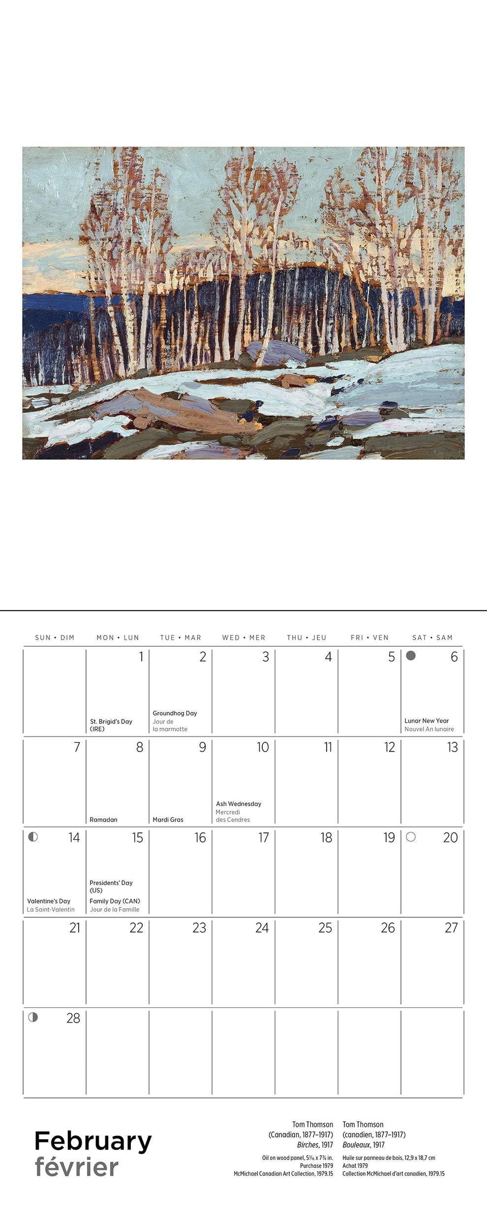 The Group of Seven 2027 Mini Calendar