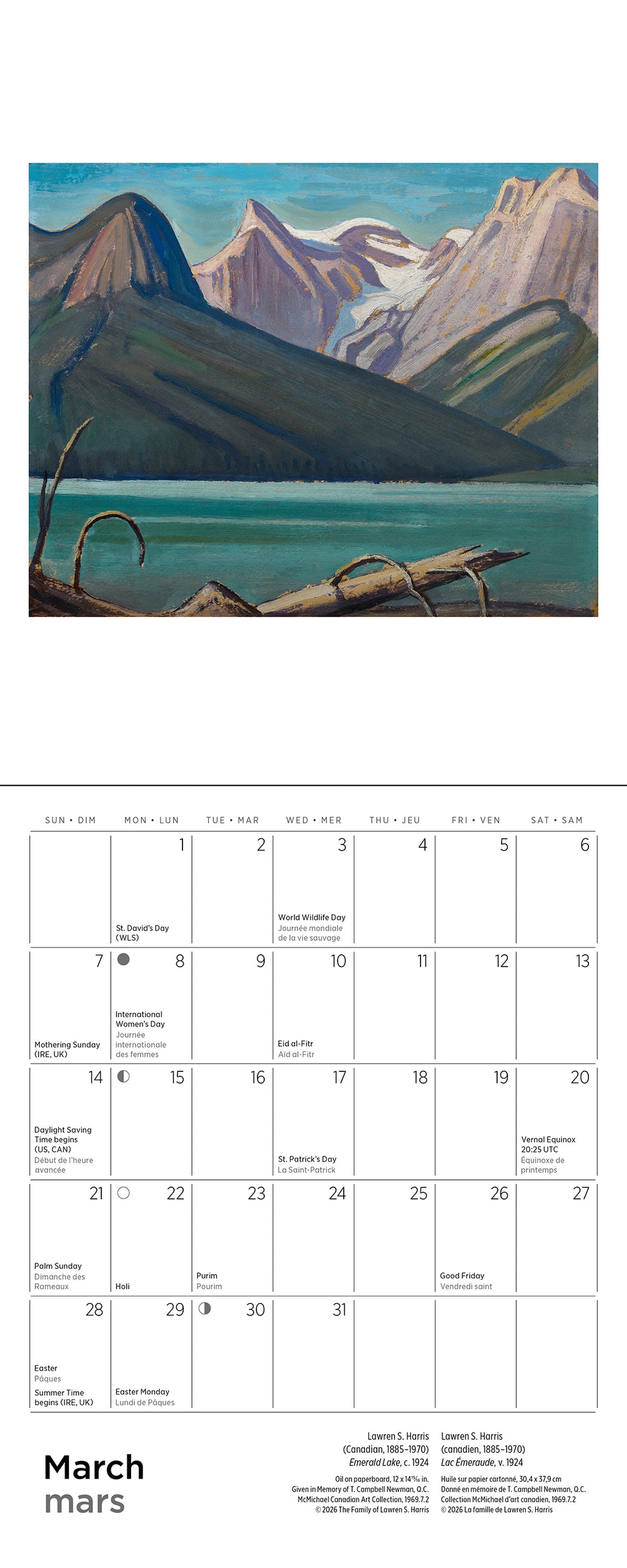 The Group of Seven 2027 Mini Calendar