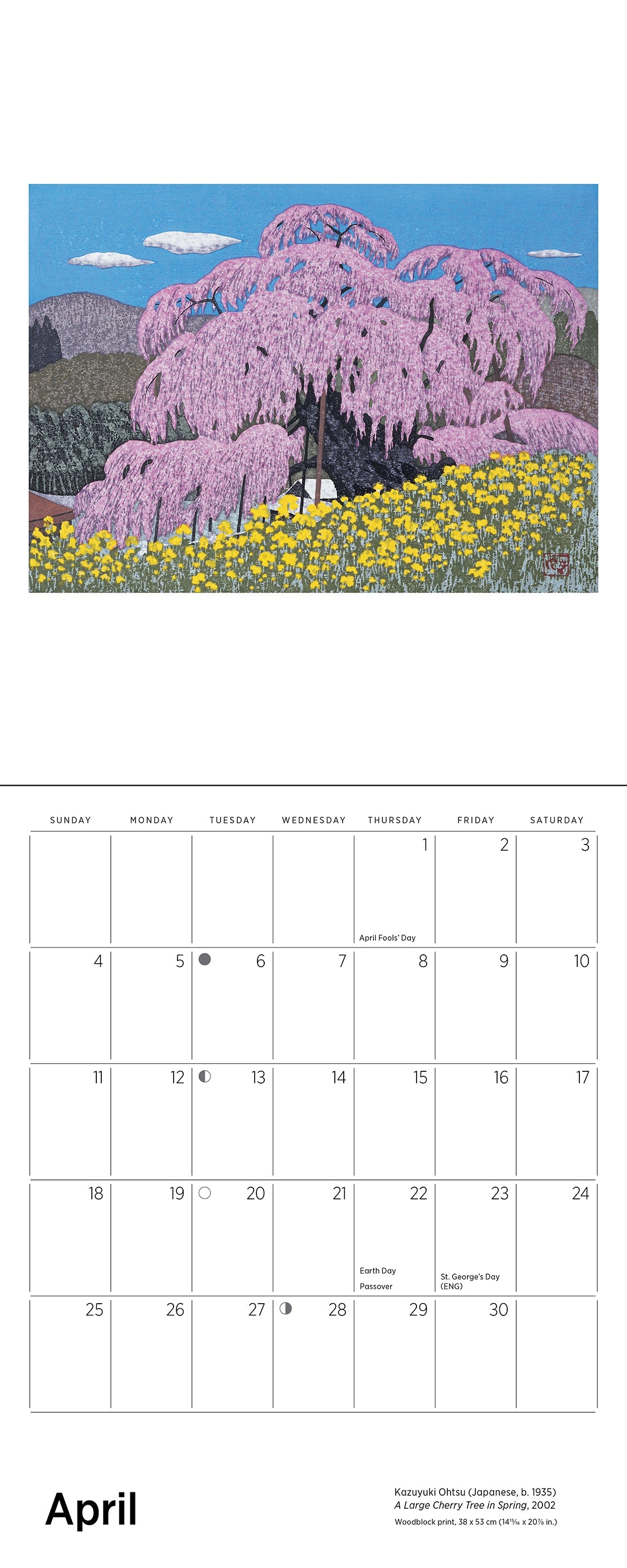 Serenity: Kazuyuki Ohtsu 2027 Mini Wall Calendar