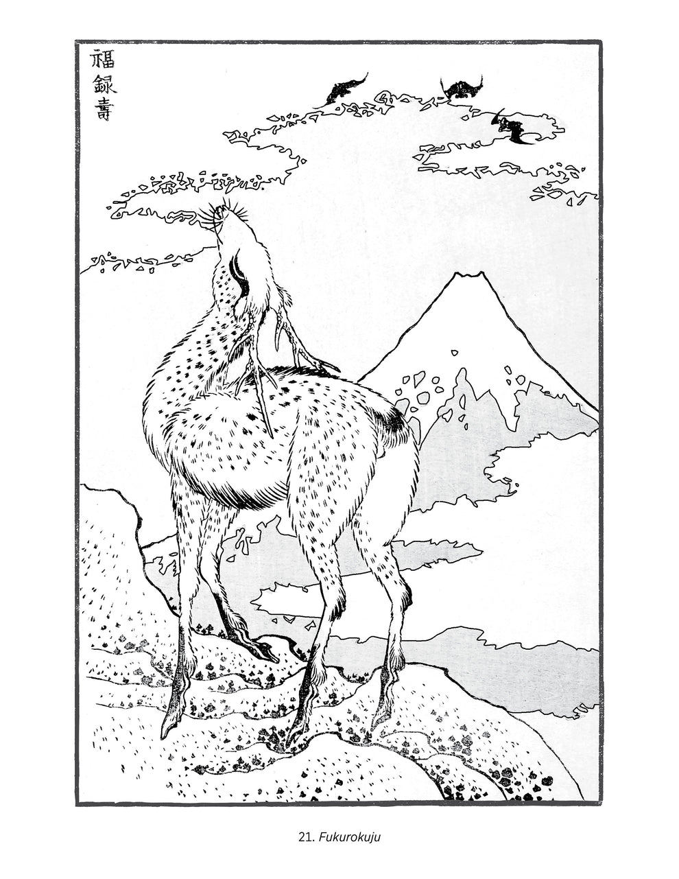 Hokusai: Views of Mt. Fuji Coloring  Book
