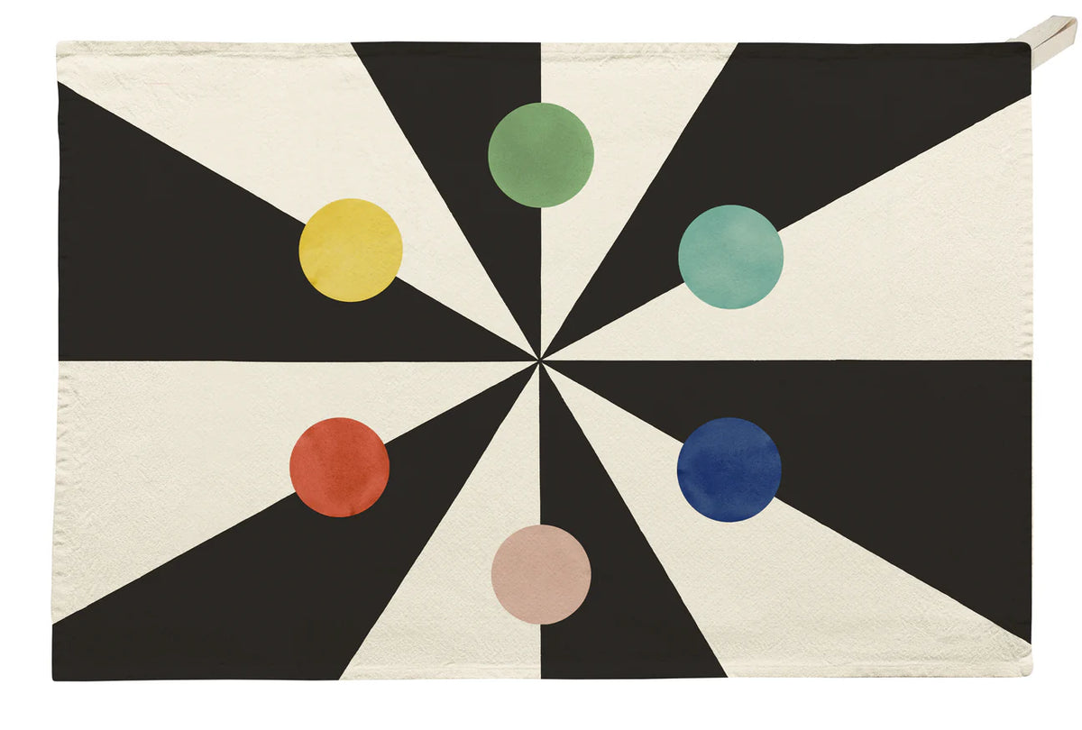 Organic Cotton Tea Towel - Benson’s Colour Hexagon