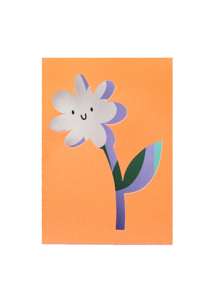 Flower Card - Die Cut Cards