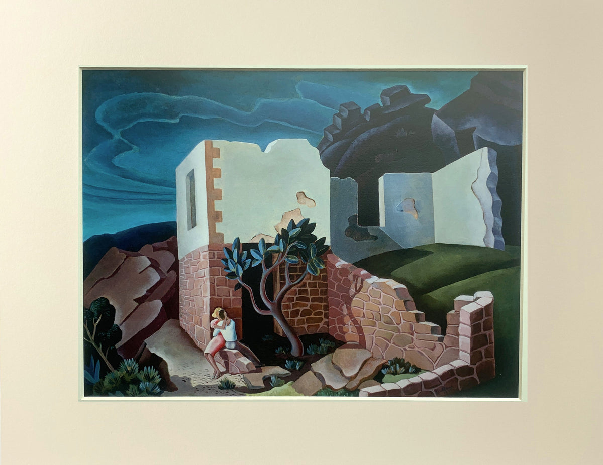 Central City Lovers Matted Print