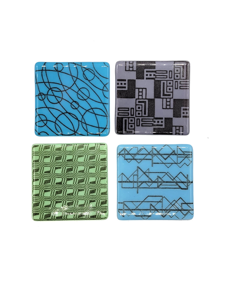 Set of 4 Geometric Coasters