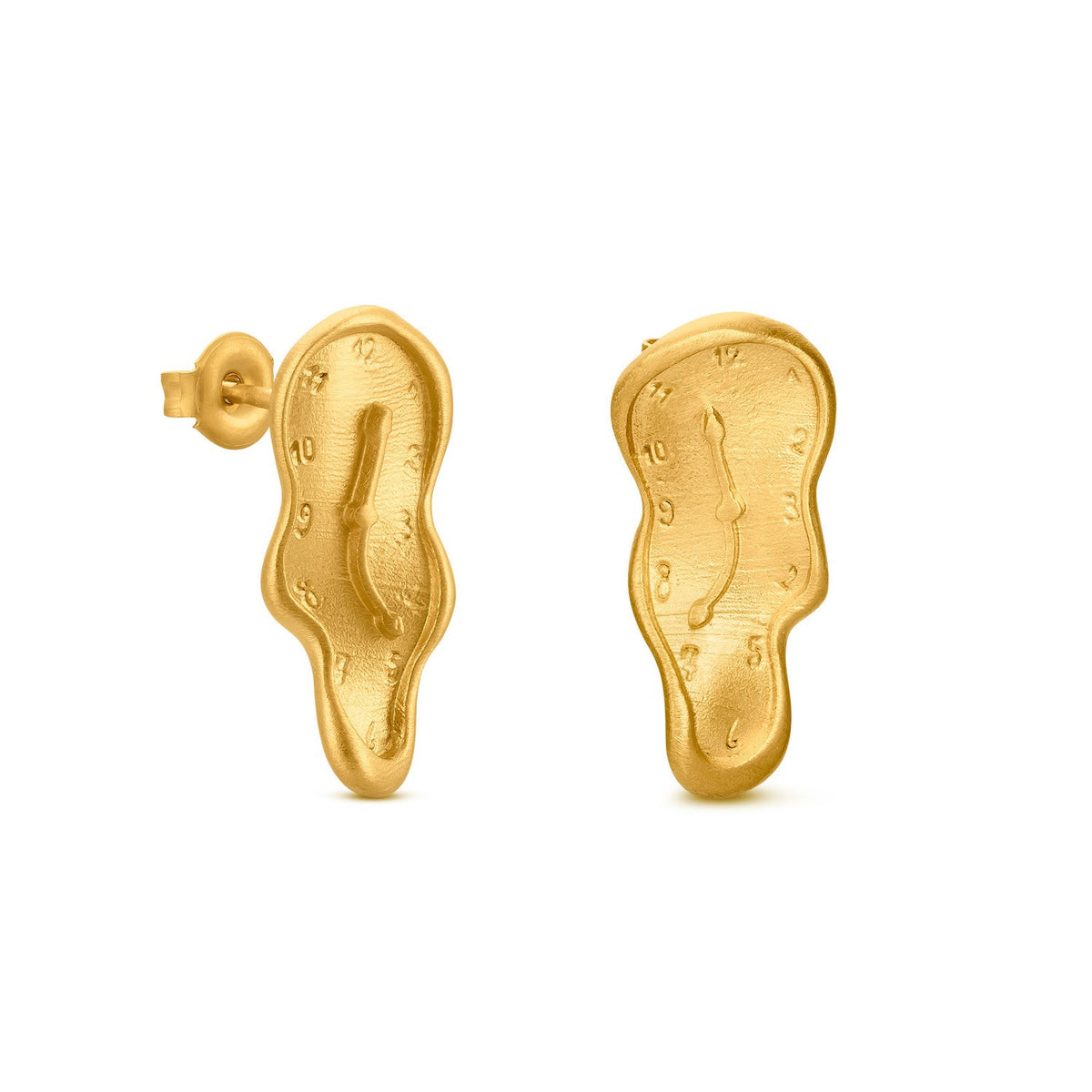 Dali Large Clock Earrings