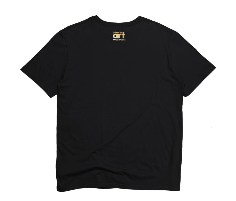 Gold DIVA Logo on Black T-Shirt