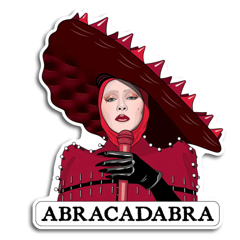Abracadabra Die Cut Sticker