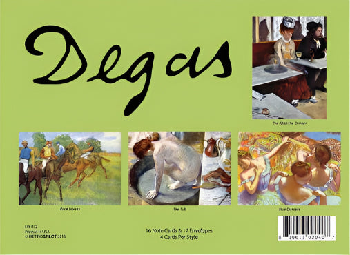 Edgar Degas Boxed Notecards