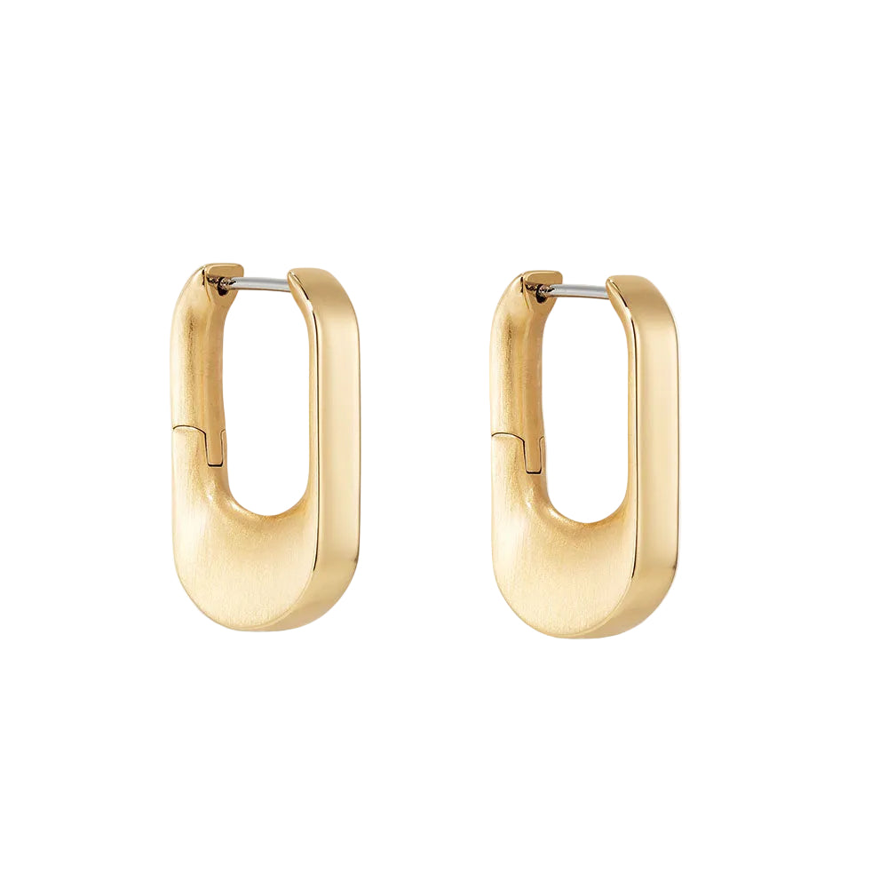 Crosby Hinged Huggie Hoops