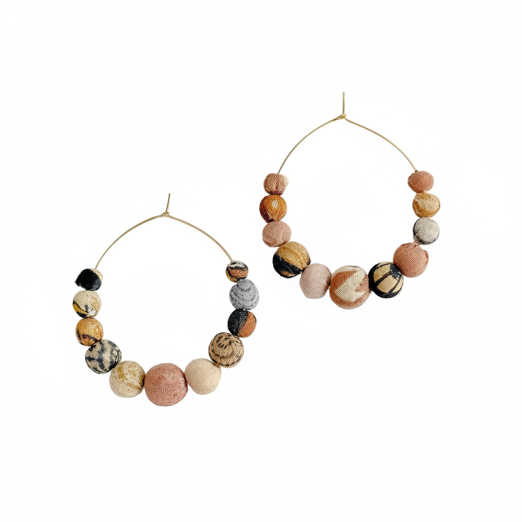 Kantha Desertscape Graduated Hoops