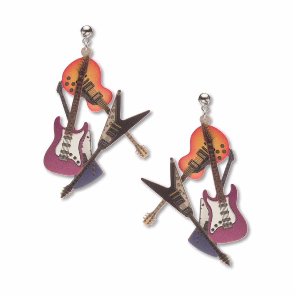 Electric Guitars Earrings