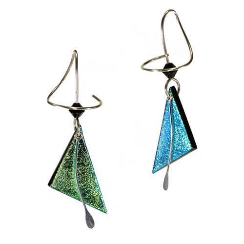Triangle Dangle Earrings