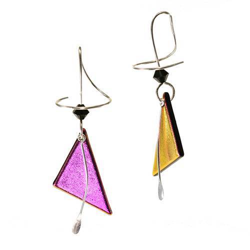 Triangle Dangle Earrings