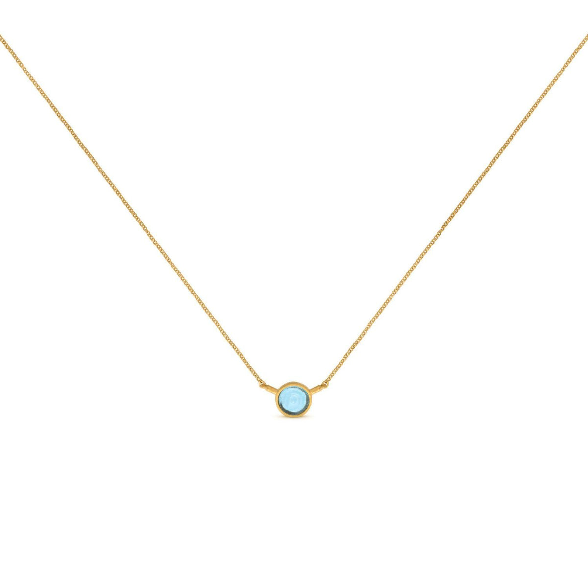 Gaudi Blue Circular Necklace