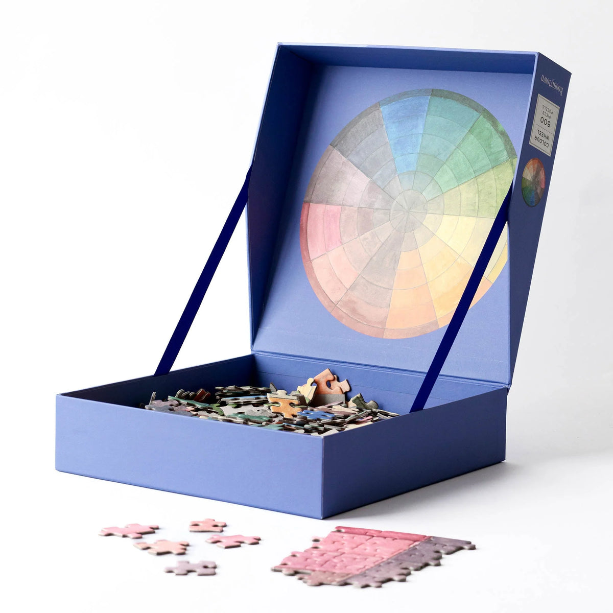 Colour Wheel 500-Piece Round Jigsaw Puzzle