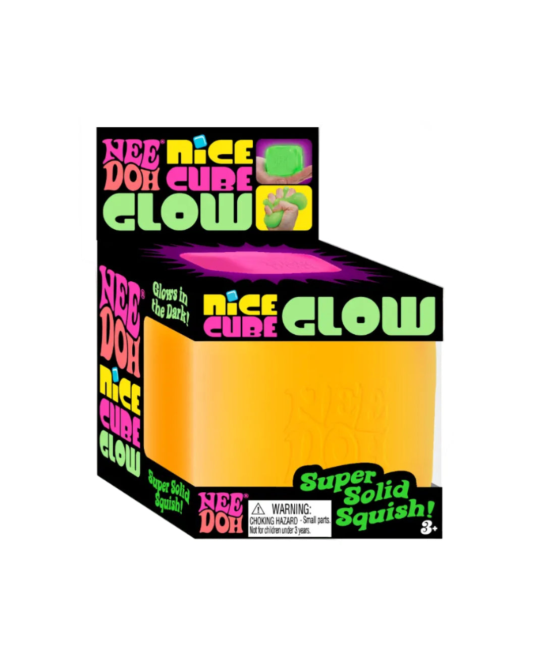 Glow In The Dark NeeDoh Nice Cube
