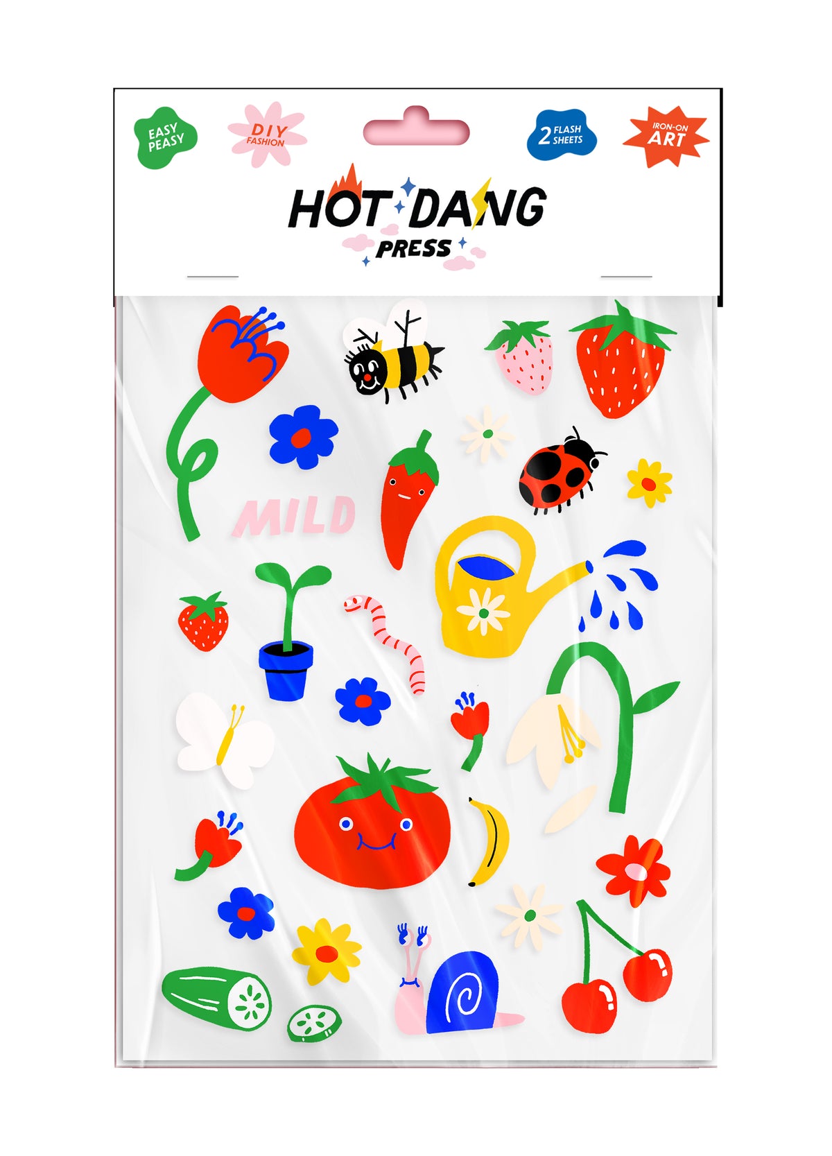 Garden Gone Mild Iron On Sheet Set