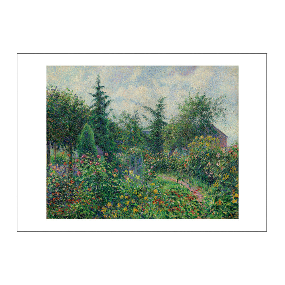 Camille Pissarro: The Garden and Henhouse at Octave Mirbeau&#39;s Postcard