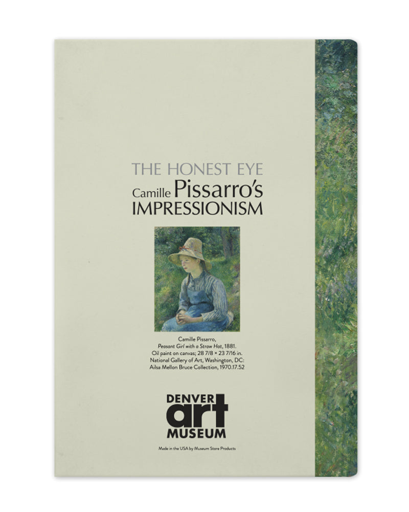 Camille Pissarro: Young Peasant Girl Wearing a Straw Hat Hardcover Journal