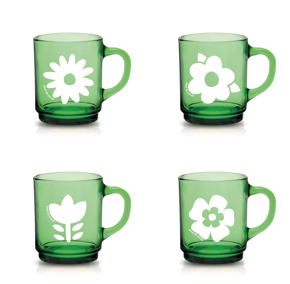 Duralex mug - &quot;Retro&quot; Green