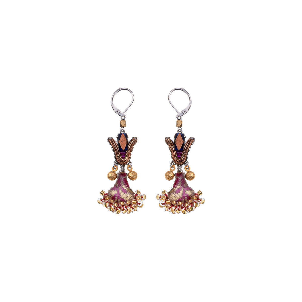 Plum Wine Medium Earrings