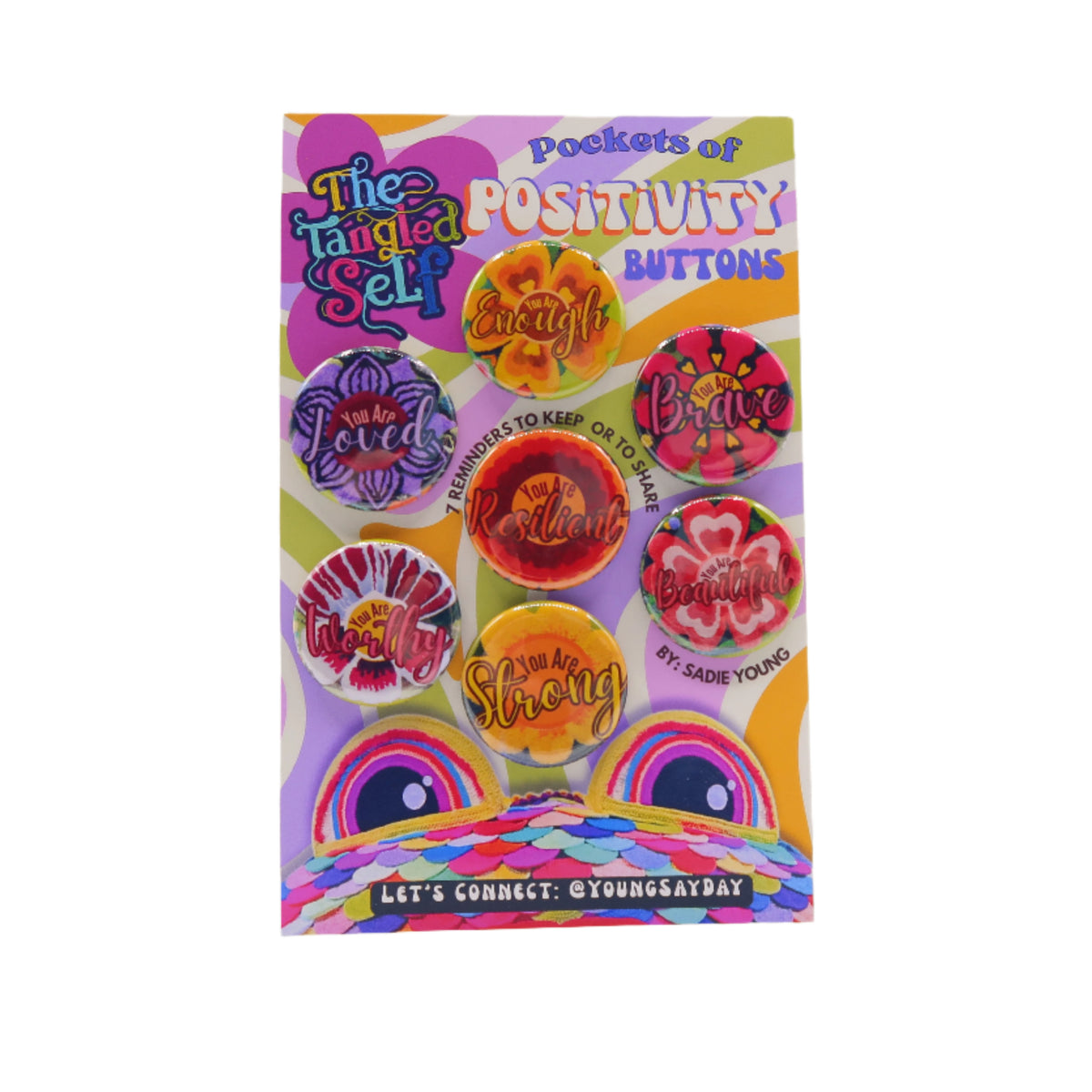 Pockets of Positivity Buttons