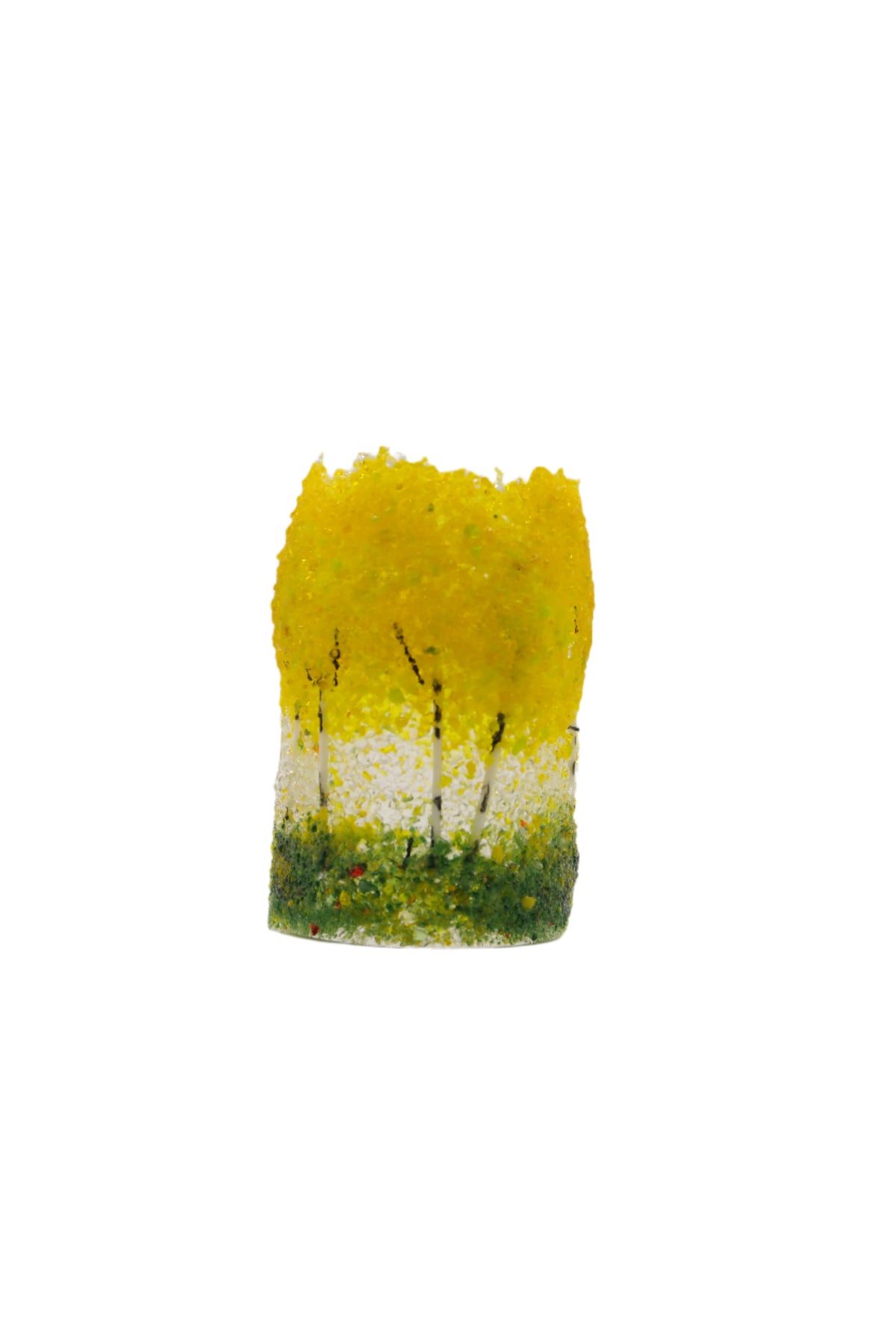 Yellow Aspen Free Standing Curve