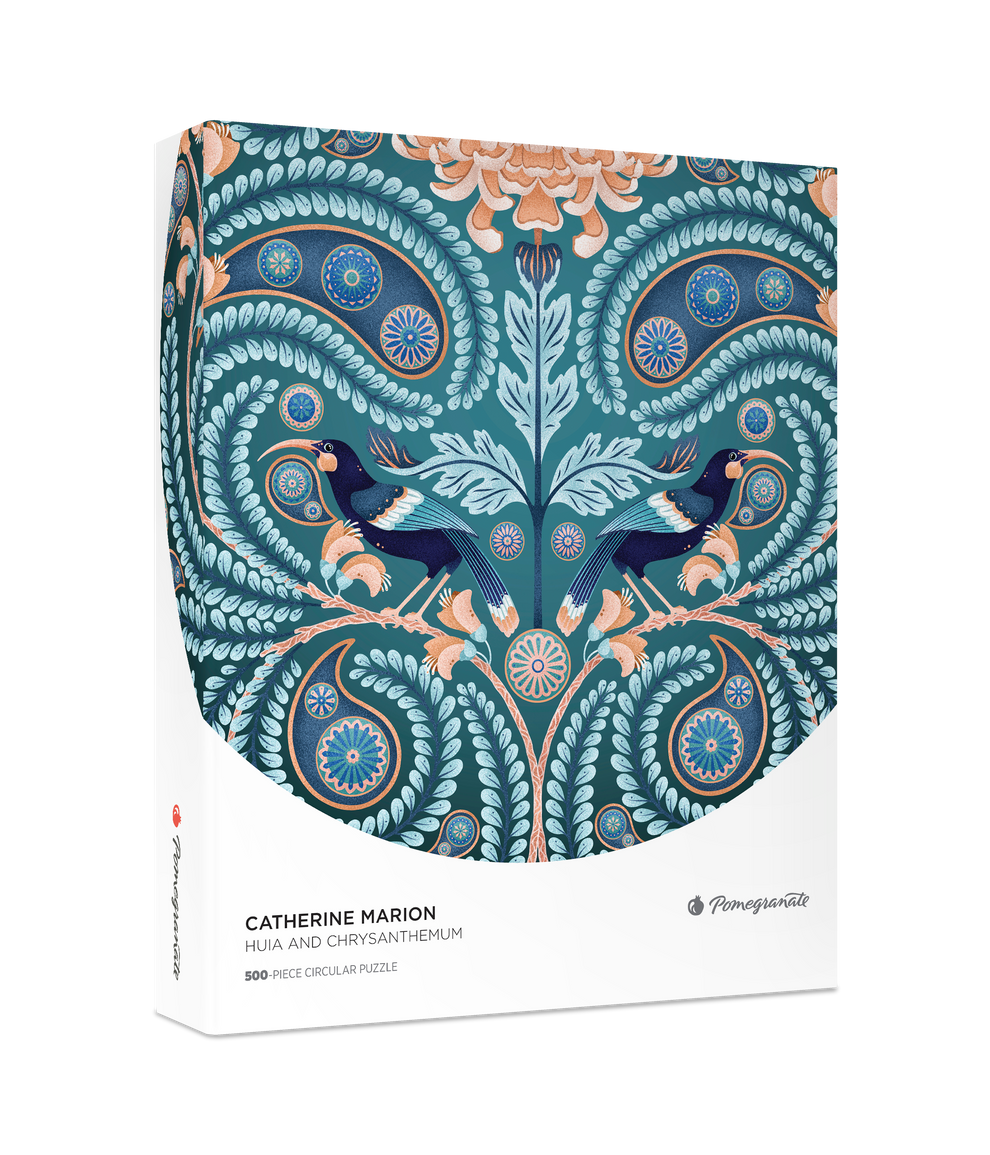 Catherine Marion: Huia and Chrysanthemum 500-Piece Circular