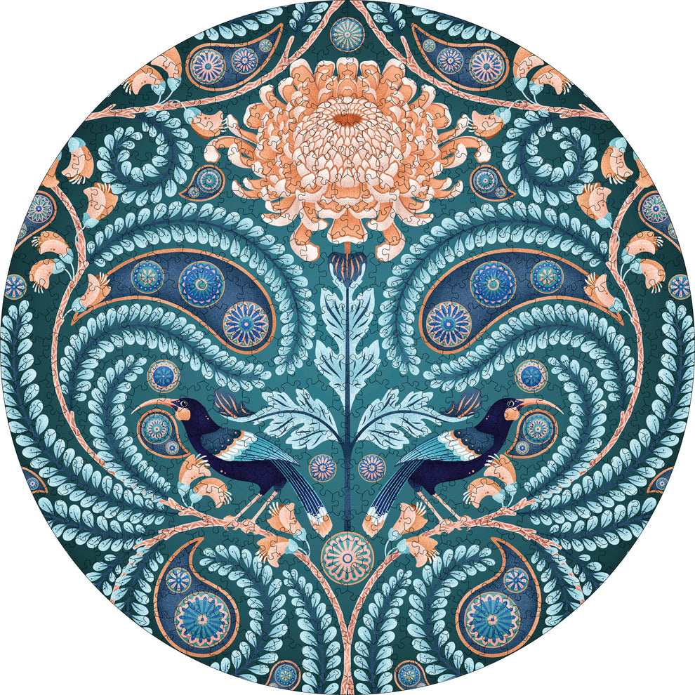 Catherine Marion: Huia and Chrysanthemum 500-Piece Circular