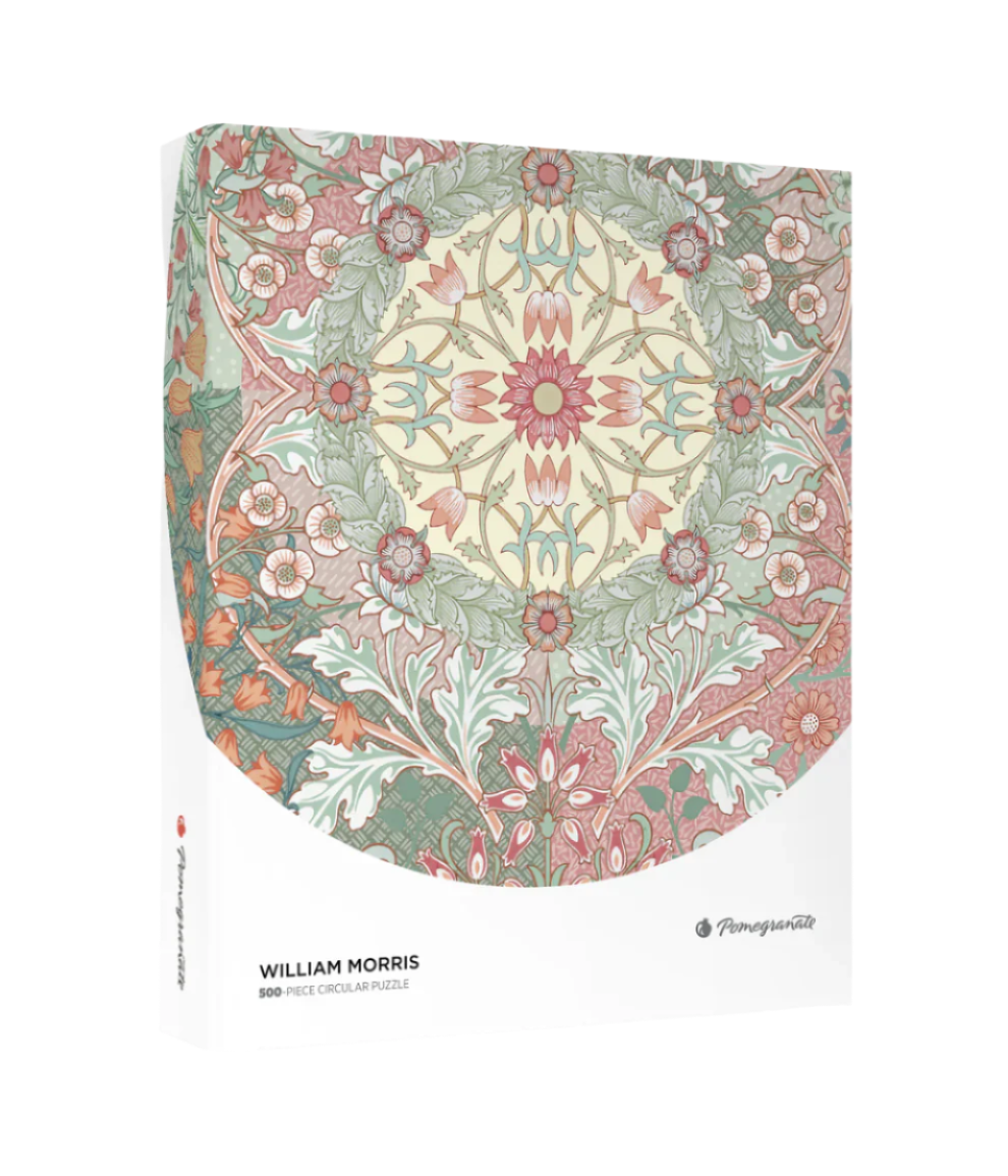 William Morris 500-Piece Circular  Jigsaw Puzzle
