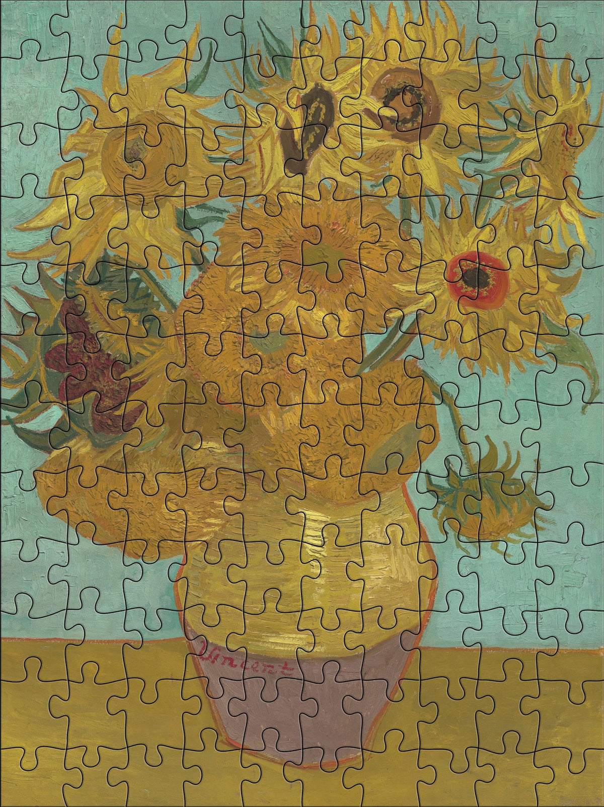 Vincent van Gogh 120-Piece Double-Sided Jigsaw Puzzle