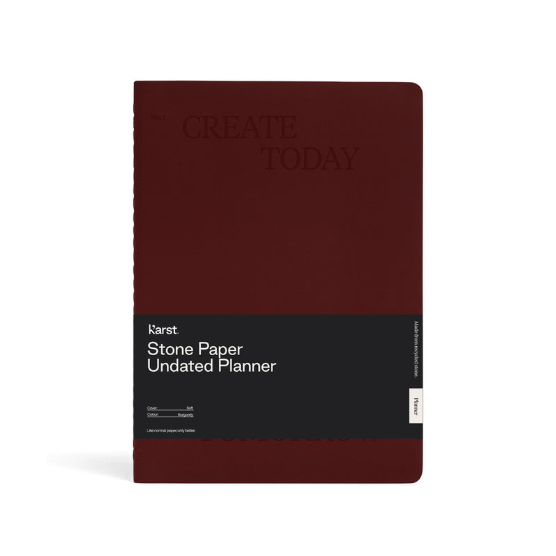 Karst - B5 Softcover Undated Planner
