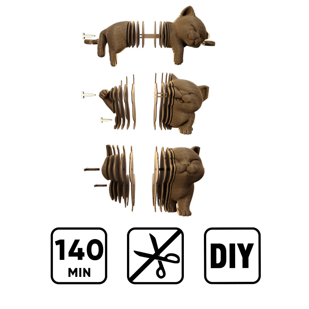 Kitten Trio 3D Puzzle