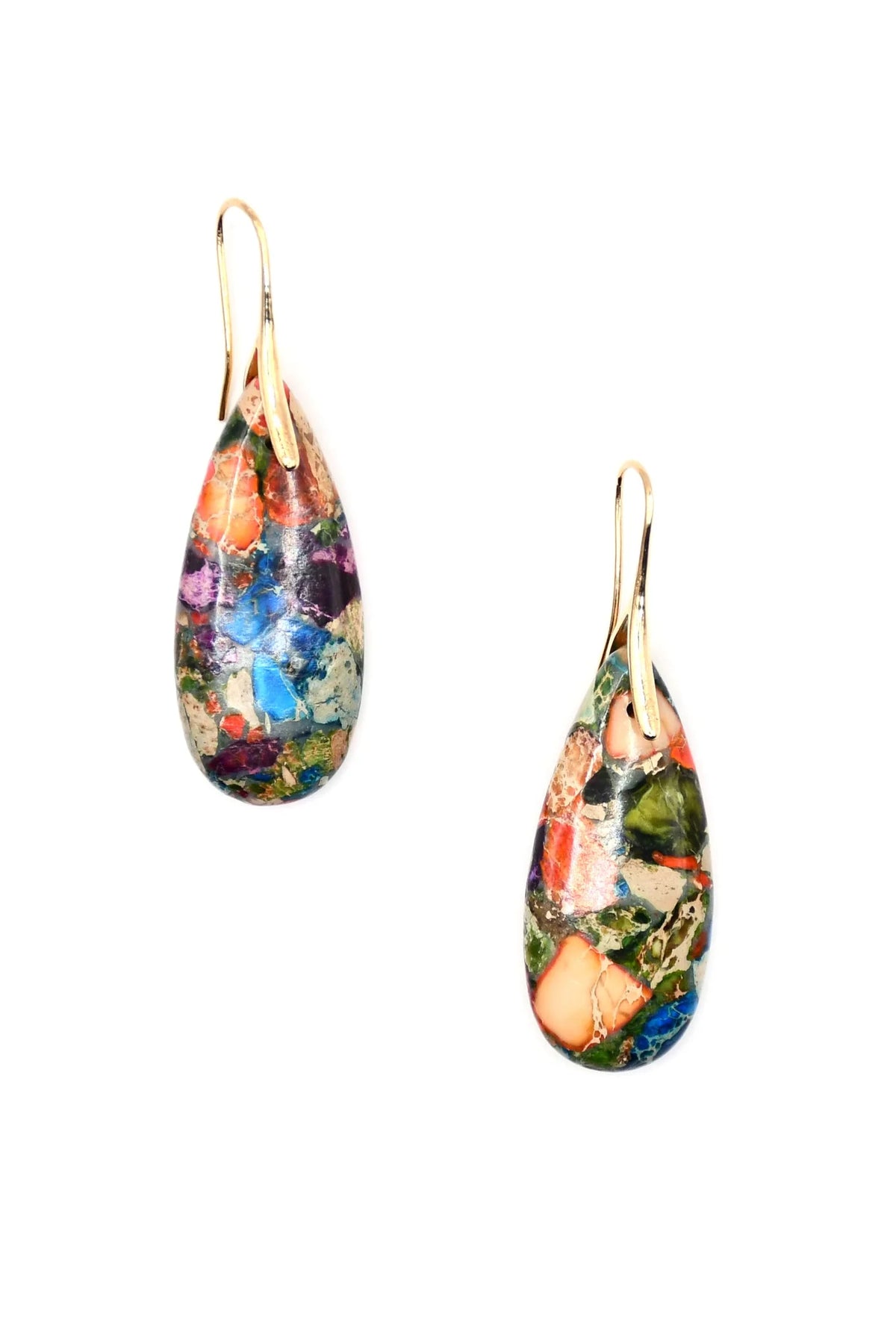 Mosaic Imperial Jasper Earrings